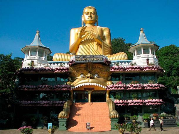Altın Tapınak binası, Dambulla, Sri Lanka (Bernard Gagnon/CC BY-SA 3.0)