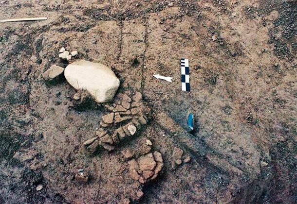 Goncharka-1 site, where some of the pot sherds were found. Image: Oksana Yanshina