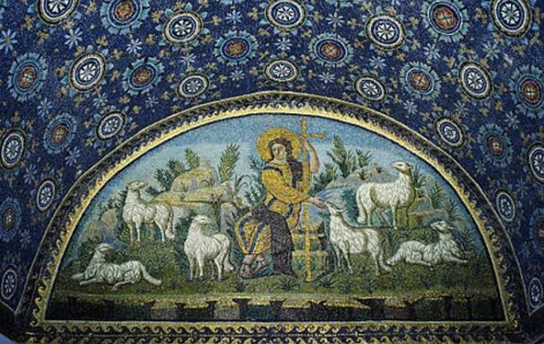 the good shepherd mosaic in mausoleum of galla placidia unesco world heritage site - Why Is Christmas On The 25th the good shepherd mosaic in mausoleum of galla placidia unesco world heritage site - Why Is Christmas On The 25th
