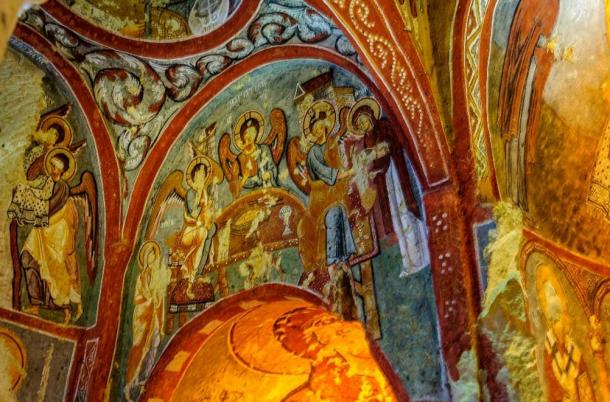 Religious art at the Göreme Open Air Museum