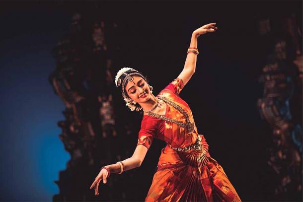 Graceful Bharatanatyam dancer. (JN / Adobe Stock)