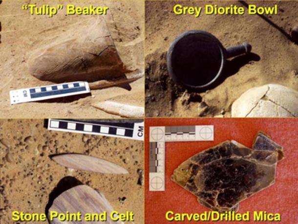 Grave artifacts from 2001-2003 Neolithic excavations. (Author provided/ The Conversation)