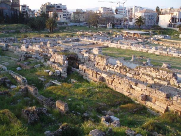 Graves in the classical section of the Kerameikos necropolis. (Χρήστης Templar52)