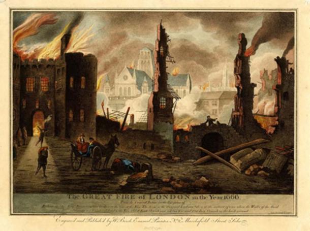 Great Fire of London in the year 1666. (Mabrndt / Public Domain)