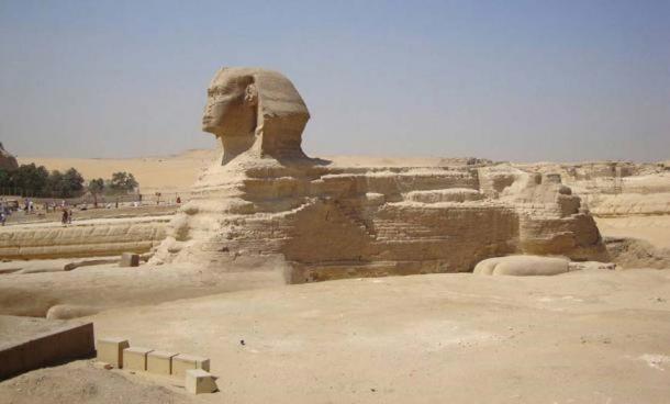Giza Plateau - Great Sphinx - front view
