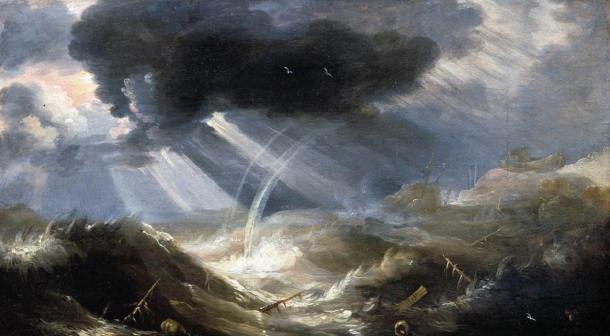 The Great Flood myth is a cataclysm that is prevalent in many cultures throughout the world. (JarektUploadBot / Public Domain)