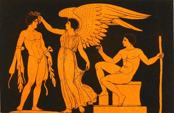 Greek Athlete Crowned at the Ancient Olympic Games. (Archivis/Adobe Stock)