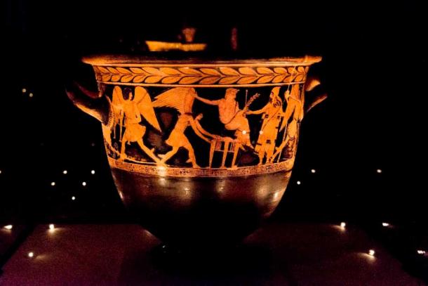 Greek vase depicting the harpies’ torture of King Phineus (Egisto Sani / CC BY NC SA 2.0)