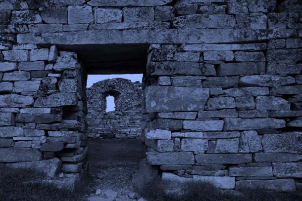We know the Greenland Vikings settled in two places and that these settlements persisted for 400-450 years, but no one has ever proven why they left and never returned. This image is a closeup of the church at the Greenland Vikings last known settlement at Hvalsey, Greenland. (Paul / Adobe Stock)