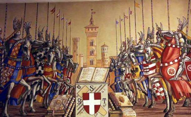 In 1325, the city-states of Guelph Bologna and Ghibelline Modena fought over a civic bucket in the War of the Bucket, where the famous Battle of Zappolino was fought.
