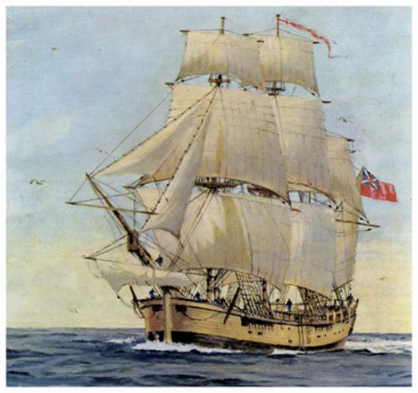 HMS Endeavour (Archives of New Zealand/ CC BY 2.0)