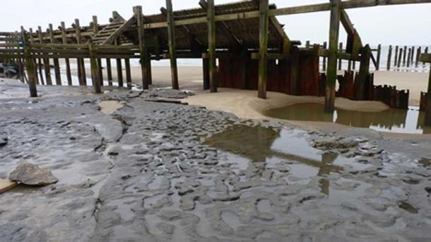 Happisburgh footprints, England