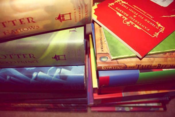 Harry Potter books removed from the school library. (Halle Stoutzenberger / CC BY-SA 2.0)