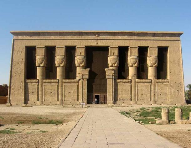 Temple of Hathor, Dendera (Public Domain)