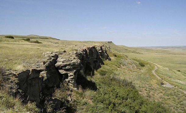 Head-Smashed-In Buffalo Jump in Alberta where the ancient First Nations meal was found