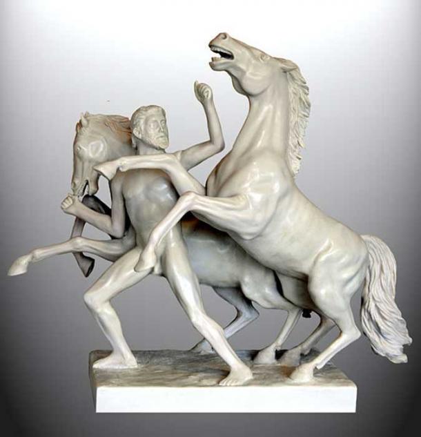 Ο Ηρακλής και τα άλογα του Διομήδη