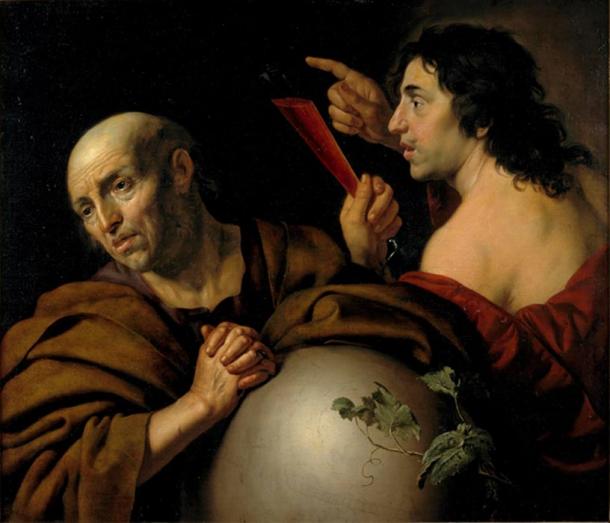 ‘Heraclitus and Democritus’ by Jan van Bijlert, Centraal Museum, Utrecht, Netherlands. (Public Domain)