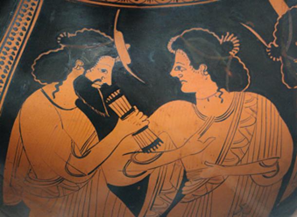 Hermes – messenger of the gods - with his mother Maia. (Bibi Saint-Pol / Public Domain)