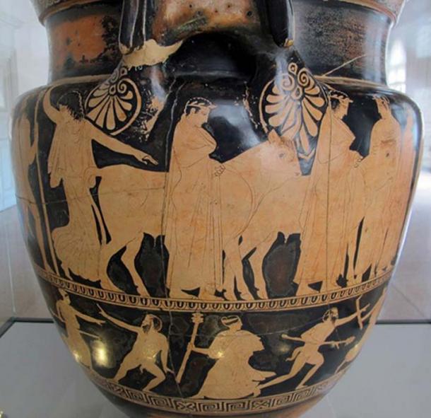Hermes stealing Apollo’s oxen. (Sailko / CC BY-SA 3.0)