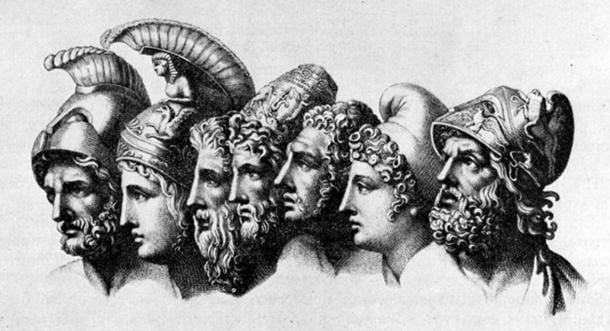 Heroes of The Iliad by Tischbein. (Public Domain)