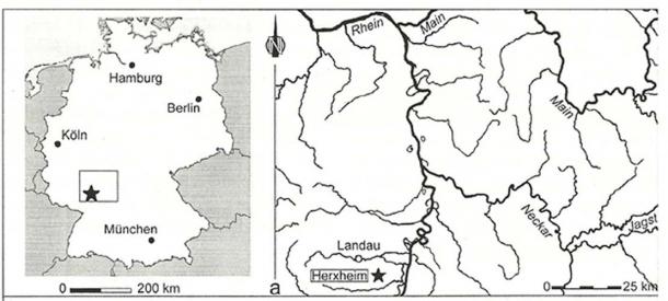 Map of the Herxheim site.
