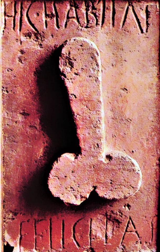 Hic habitat Felicitas, ‘Here dwells happiness,’ terracotta relief, 1st century AD