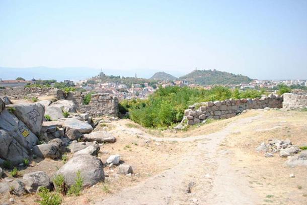 Hills of Plovdiv, as viewed from Nebet Tepe
