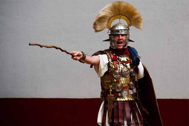 Historical reenactor in centurion costume, from LEGIO SECVNDA AVGVSTA. (Hans Splinter / CC BY ND 2.0)