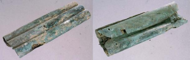 An example of a Hopewell panpipe.