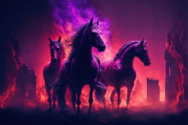 Horses of the Oyo cavalry were not used to sound of gunfire during the Dahomey battle. (ReisMedia/AdobeStock)