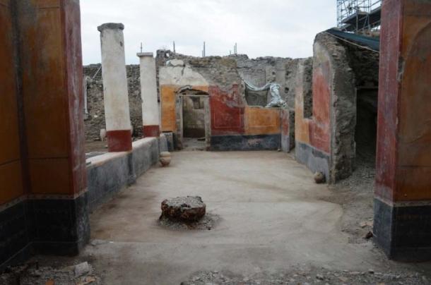 ‘House of the Garden’ in Regio V of Pompeii. (Image: Parco Archeologico di Pompei)