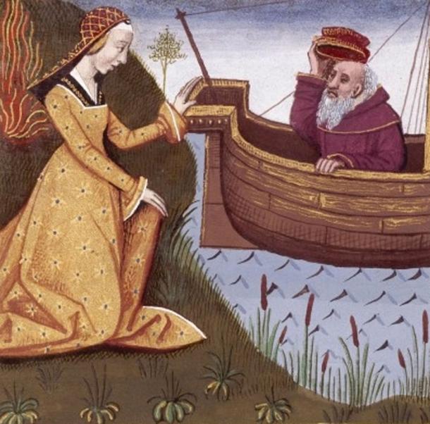 Hypsipyle saves her father Thoas by Français  