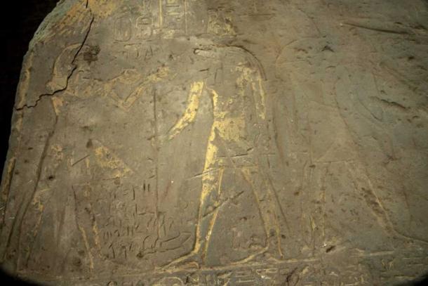 Image of Seti I, Sobek and Horus has been found at Kom Ombo. (Ministry of Antiquities)