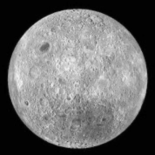 Impact craters on the far side of the Moon are quite evenly distributed.