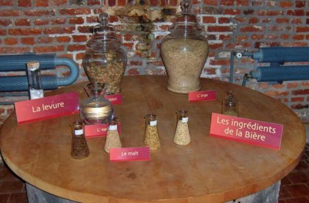 Ingredients of beer in the ancient brewery of Le Cateau Cambrésis, France. (CC BY-SA 3.0)