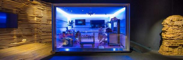 Inside the Maropeng Visitor Center at the Cradle of Humankind in South Africa. (Maropeng Visitor Center)