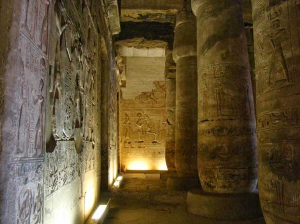 Interior of the Temple of Seti I at the ancient Egyptian city of Abydos. (Leon Petrosyan / CC BY-SA 4.0)