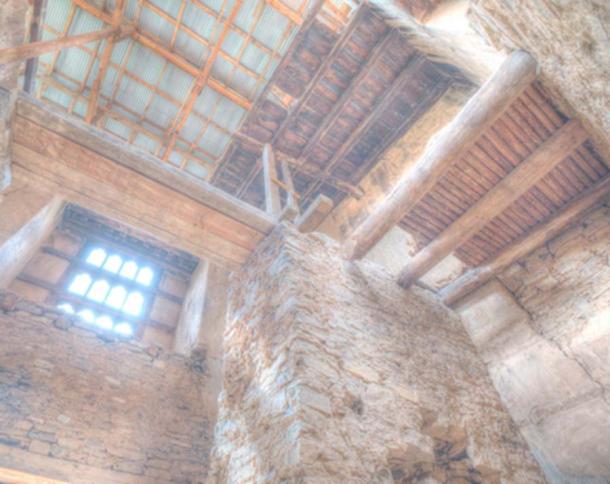 Interior of Drukgyel Dzong, Bhutan (Betty Sederquist/ Adobe Stock)