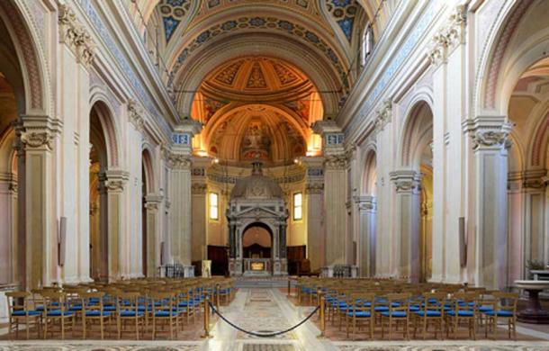 Interior of the Basilica dei Santi Bonifacio ed Alessio, Rome, Italy. (Livioandronico2013/CC BY SA 4.0)
