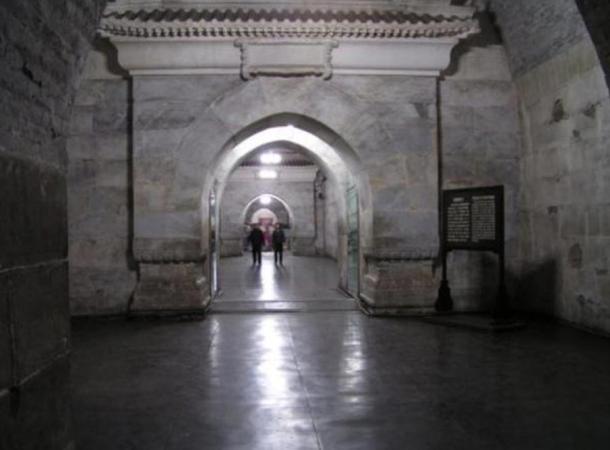 Interior of the Dingling Tomb, a part of the Ming Dynasty Tombs, collection of mausoleums built by the Chinese Ming dynasty emperors. Representational image.