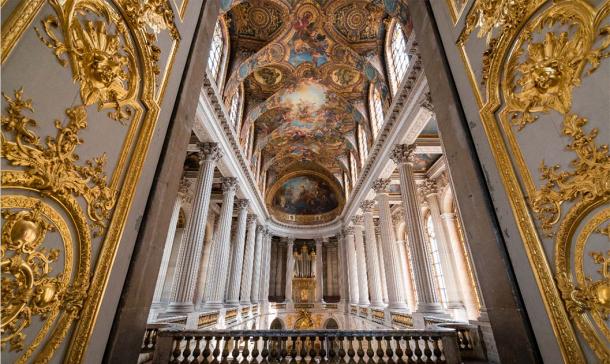 Interior of the chapel at the Palace of Versailles. (Nattawit/Adobe Stock)