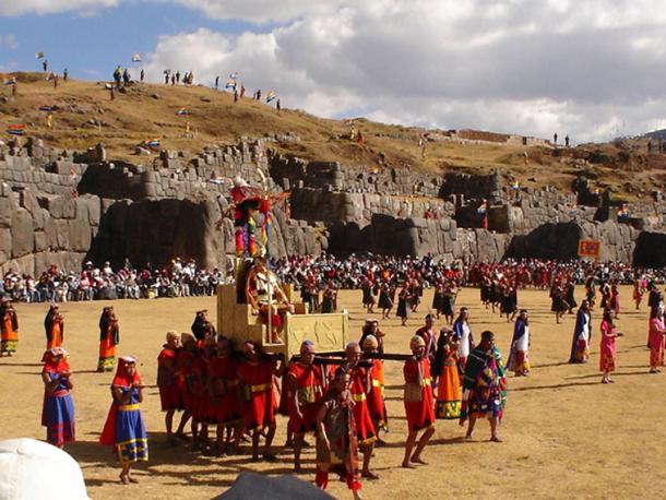 Inti Raymi (Festival of the Sun) at Sacsayhuaman,Cusco
