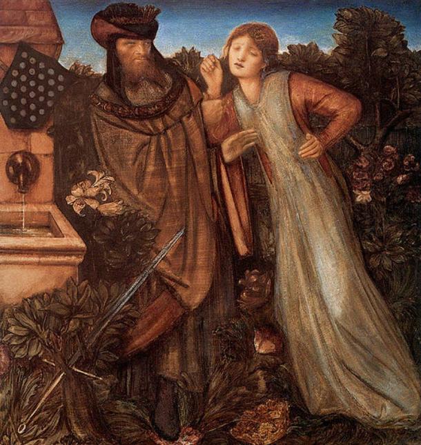 Iseult with King Mark, Edward Burne-Jones