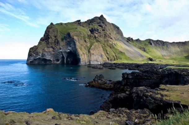 Isle of Heimaey off the coast of Iceland.