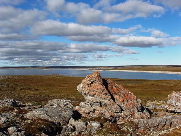 ‘It is surrounded on all sides by the sea, removed from the mainland and separated from it by a natural barrier - the Yugorsky Strait. (Image: The Siberian Times)