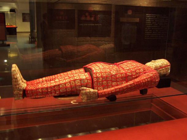 Jade burial suit at the Museum of the Mausoleum of the Nanyue King, in Guangzhou.