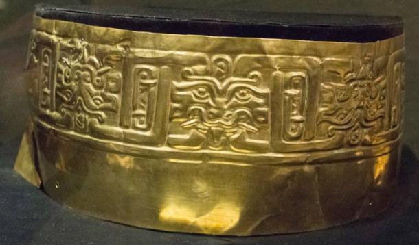 The Jaguar Crown found in the Andean highlands of Peru; evidence reflects the Cupisnique were goldsmiths