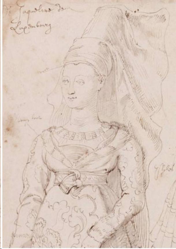Jaquetta of Luxembourg was suspected of using witchcraft to secure her daughter’s marriage. Sketch by Peter Paul Rubens (British Museum/CC BYSA 4.0)