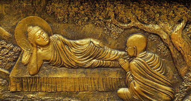East Javanese relief depicting the Buddha in his final days. (Anandajoti Bhikkhu / CC BY 2.0)