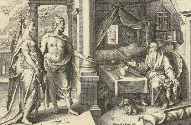 Juno y Júpiter piden consejo a Tiresias. (Rijksmuseum / CC0)